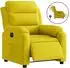 vidaXL Relaxsessel elektrisch, Samt, gelb (3205077)