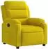 vidaXL Relaxsessel elektrisch, Samt, gelb (3205077)