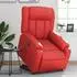 vidaXL Relaxsessel mit elektrischer Aufstehhilfe, rot, Kunstleder (3205283)