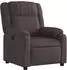 vidaXL Relaxsessel elektrisch, Stoff, dunkelbraun (3205183)