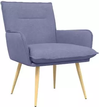 vidaXL Sessel Stoff, jeansblau (42047710)
