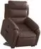 vidaXL Relaxsessel mit Aufstehhilfe, elektrisch, braun, Kunstleder (3205058)