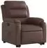 vidaXL Relaxsessel mit Aufstehhilfe, elektrisch, braun, Kunstleder (3205058)