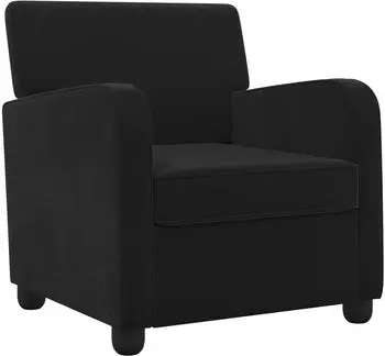vidaXL Sessel schwarz, Samt (42043418)
