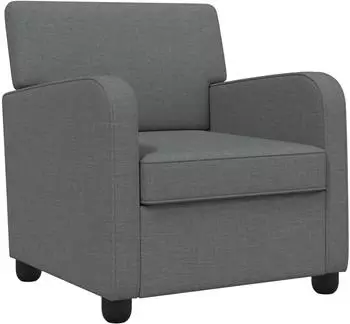 vidaXL Sessel Stoff, dunkelgrau (42043394)