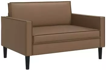 vidaXL XXL-Sessel cappuccino Kunstleder