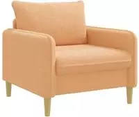 vidaXL XL-Sessel Beige Boucl&eacute;