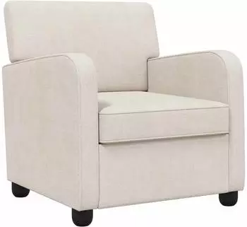 vidaXL Sessel Creme Chenille