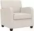 vidaXL Sessel Creme Chenille