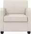vidaXL Sessel Creme Chenille