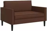 vidaXL XXL-Sessel Braun Kunstleder