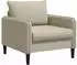 vidaXL Sessel XL, Samt, sand