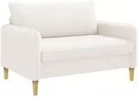 vidaXL XXL-Sessel Creme Boucl&eacute;