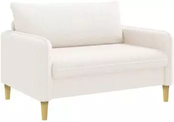 vidaXL XXL-Sessel cremefarben, Boucl&eacute;