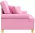 vidaXL XL-Sessel mit Kissen, rosa, Stoff