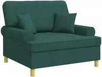 vidaXL XXL-Sessel mit Kissen Dunkelgr&uuml;n Stoff