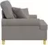 vidaXL XL-Sessel mit Kissen, Stoff, taupe