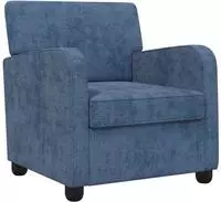 vidaXL Sessel Blau Chenille