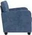 vidaXL Sessel blau Chenille