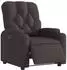 vidaXL Relaxsessel elektrisch, dunkelbraun, Stoff (3204691)