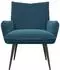 vidaXL Sessel blau, Samt