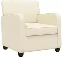 vidaXL Sessel Creme Samt