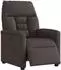 vidaXL Relaxsessel elektrisch, Stoff, dunkelbraun (3303017)