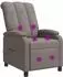 vidaXL Massage-Relaxsessel, taupe, Stoff (42034975)