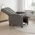 vidaXL Massage-Relaxsessel, taupe, Stoff (42034975)