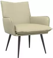 vidaXL Sessel Creme Kunstleder