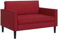 vidaXL XXL-Sessel Bordeauxrot Kunstleder