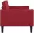 vidaXL XXL-Sessel bordeauxrot, Kunstleder