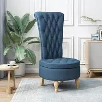 vidaXL Schlafsessel Blau 56,5 x 70 x 110 cm Stoff