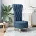 vidaXL Schlafsessel blau, Stoff, 56,5x70x110cm