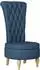 vidaXL Schlafsessel blau, Stoff, 56,5x70x110cm
