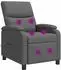 vidaXL Massage-Relaxsessel dunkelgrau, Stoff (42035010)