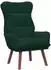 vidaXL Sessel dunkelgrün, Samt, 69x74x93cm