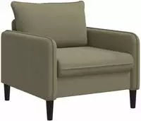 vidaXL XL-Sessel Khaki Samt
