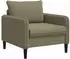 vidaXL XL-Sessel khaki, Samt