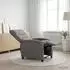 vidaXL Massage-Relaxsessel, taupe, Stoff