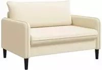 vidaXL XXL-Sessel Creme Samt