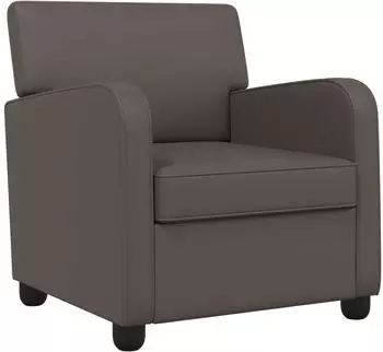 vidaXL Sessel grau Kunstleder (42043429)