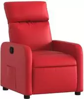 vidaXL Relaxsessel Rot Kunstleder