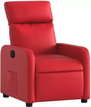 vidaXL Relaxsessel rot, Kunstleder (374188)