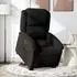 vidaXL Relaxsessel mit Aufstehhilfe, elektrisch, Samt, schwarz (3204328)