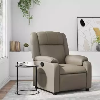 vidaXL Relaxsessel cappuccino-braun Kunstleder (373528)