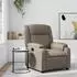 vidaXL Relaxsessel cappuccino-braun Kunstleder (373528)