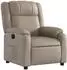 vidaXL Relaxsessel cappuccino-braun Kunstleder (373528)