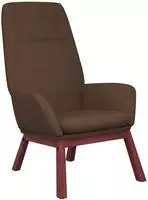 vidaXL Relaxsessel Stoff Braun