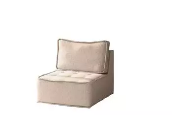 Fun Möbel Sande XS Polstersessel, Stoff Alpine Toffee